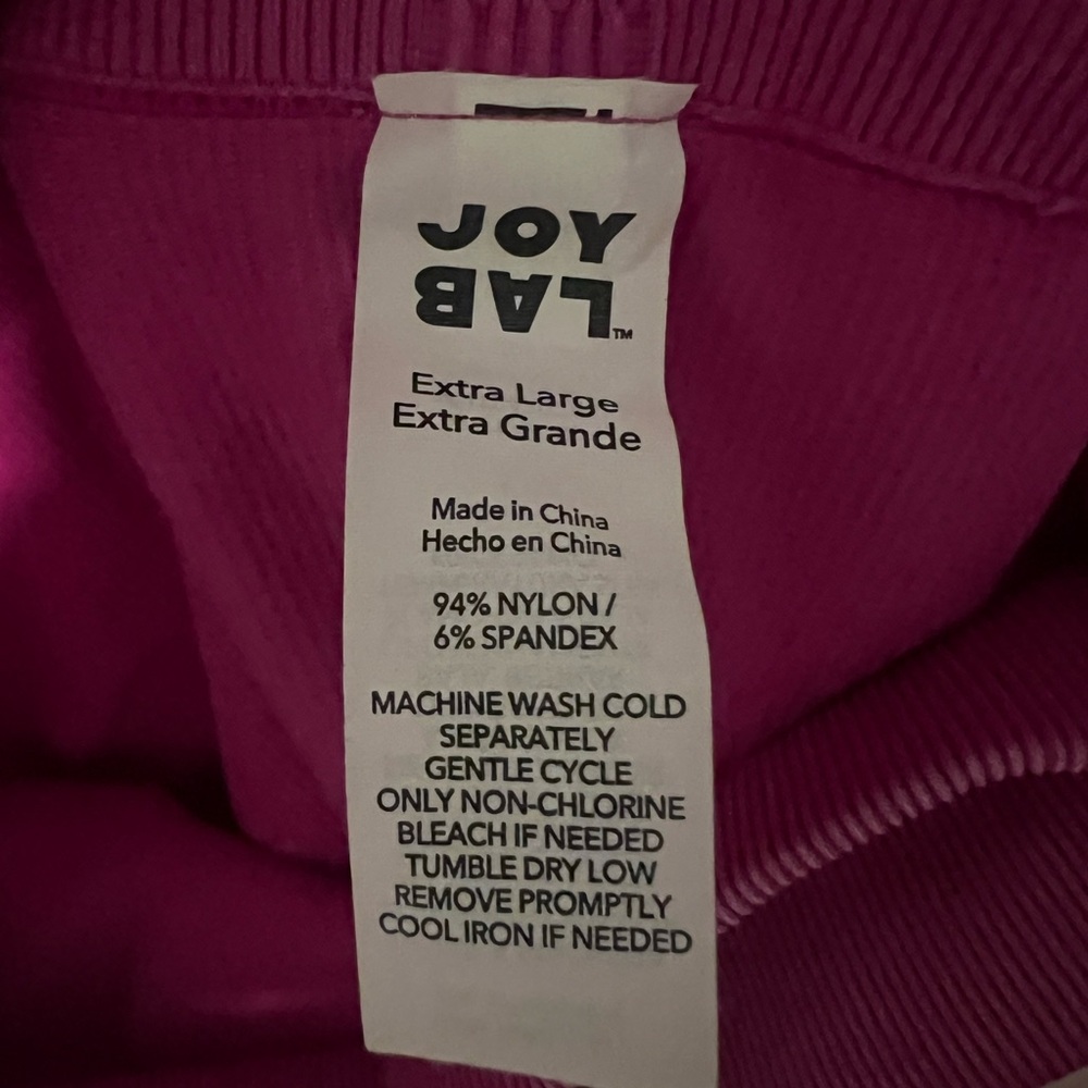 Joy Lab Pink Ribbed Leggings - Picture 4 of 4